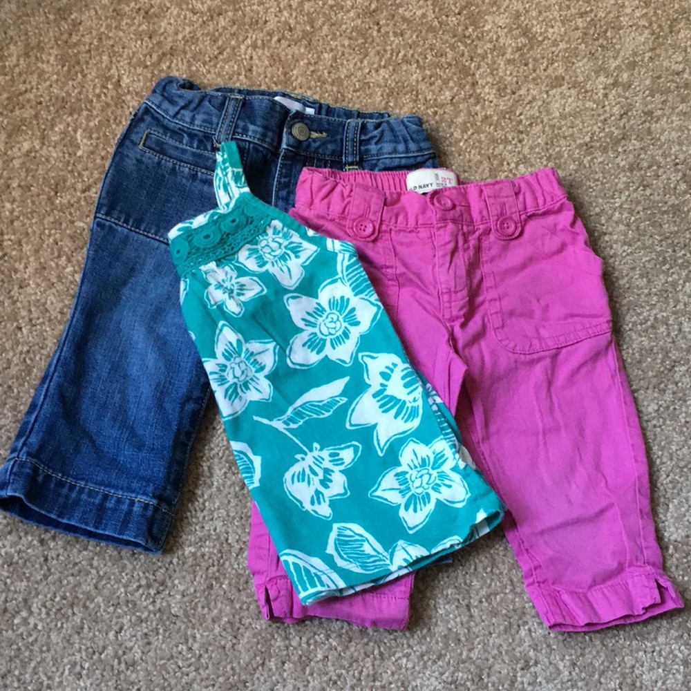 Toddlers crop pants/tank Bundle